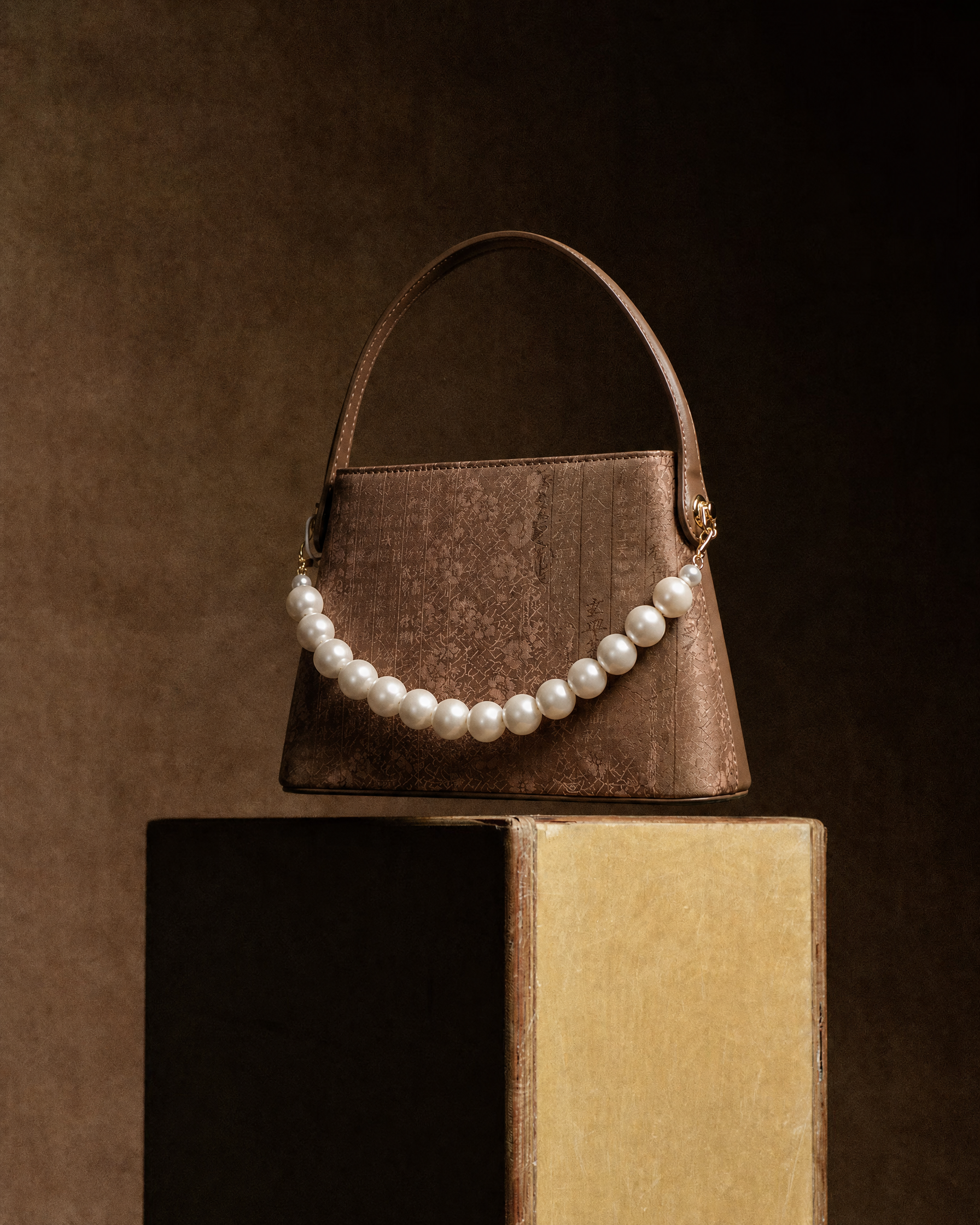 Ling silk handbags crafted with traditional Chinese silk textile techniques