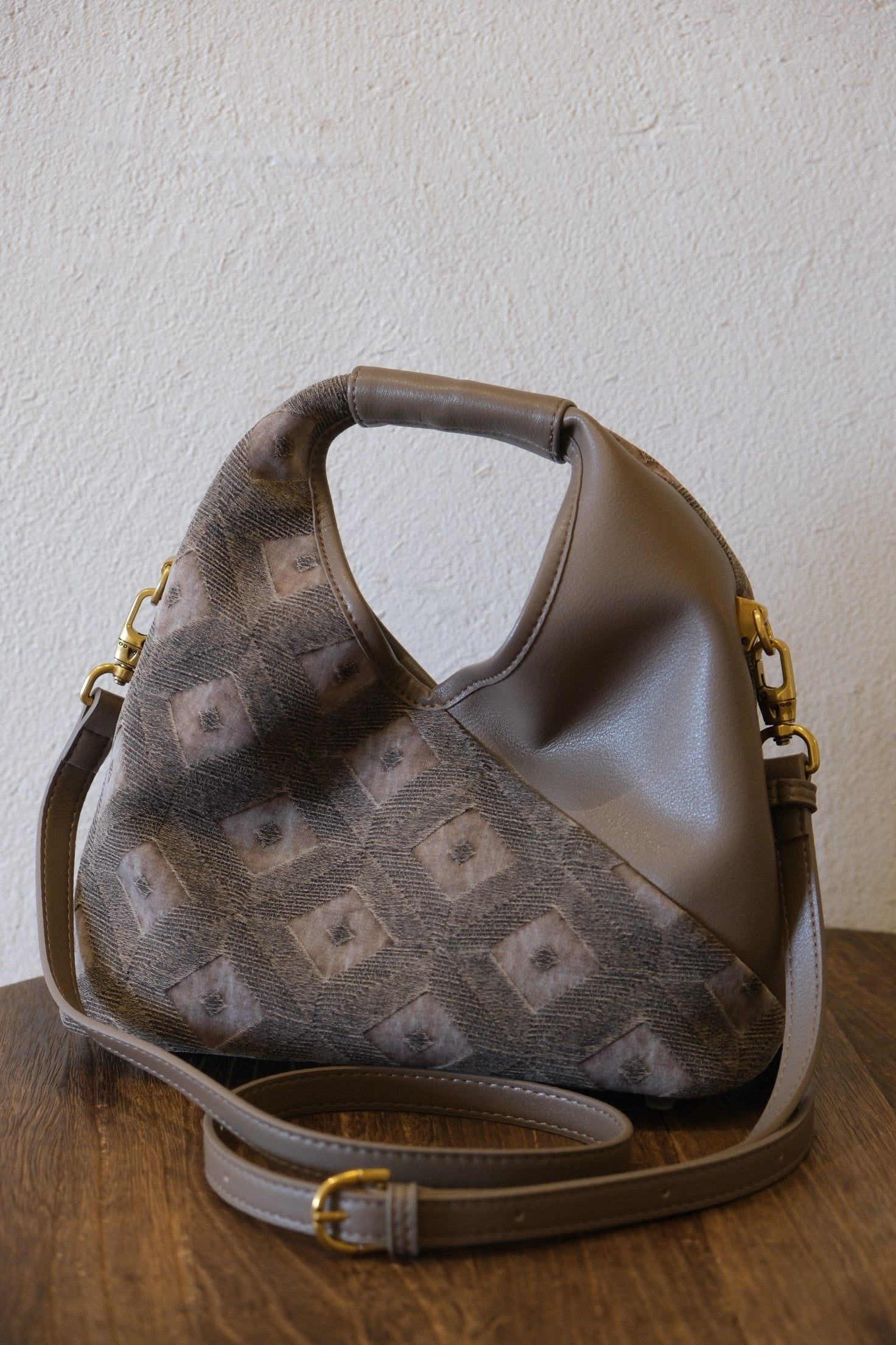 Artisan luxury handbag created with traditional craftsmanship