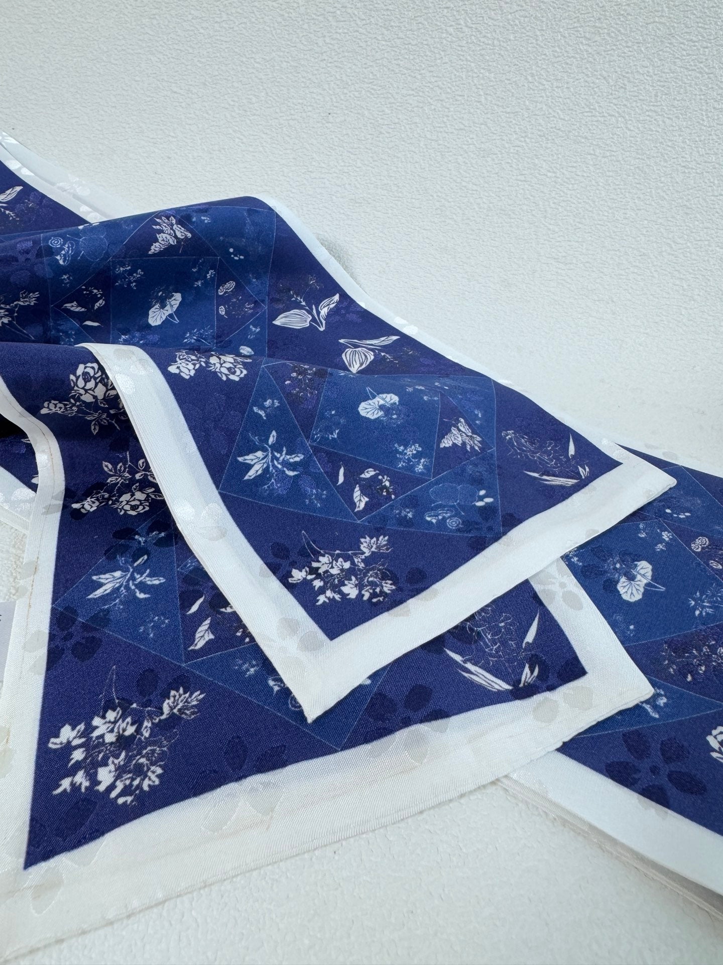 Luxury silk scarf collection with oriental style