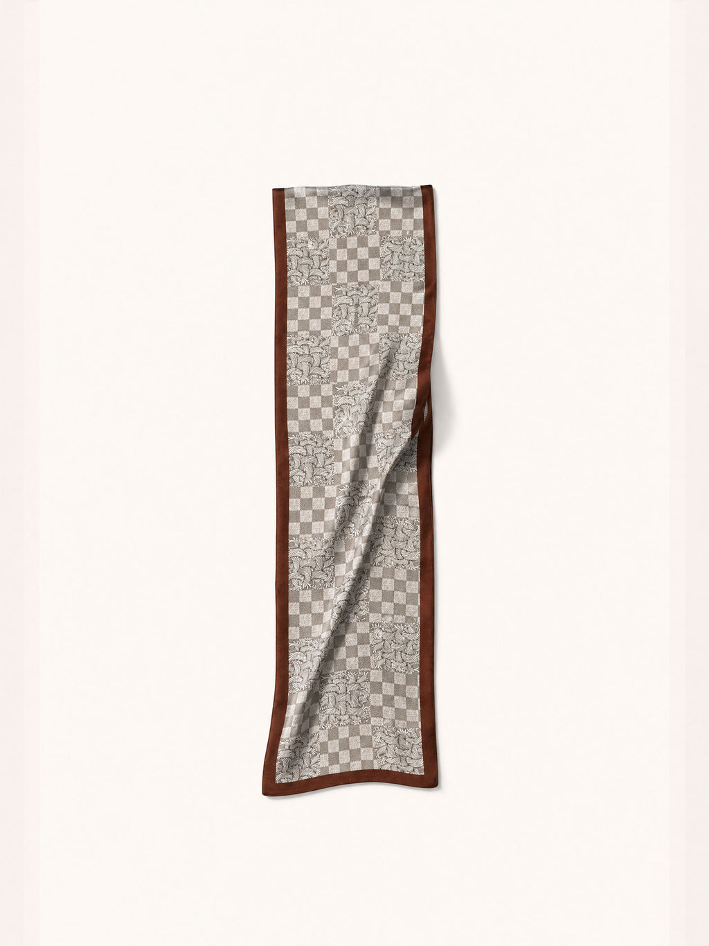 Elegant silk scarf with timeless luxury style
