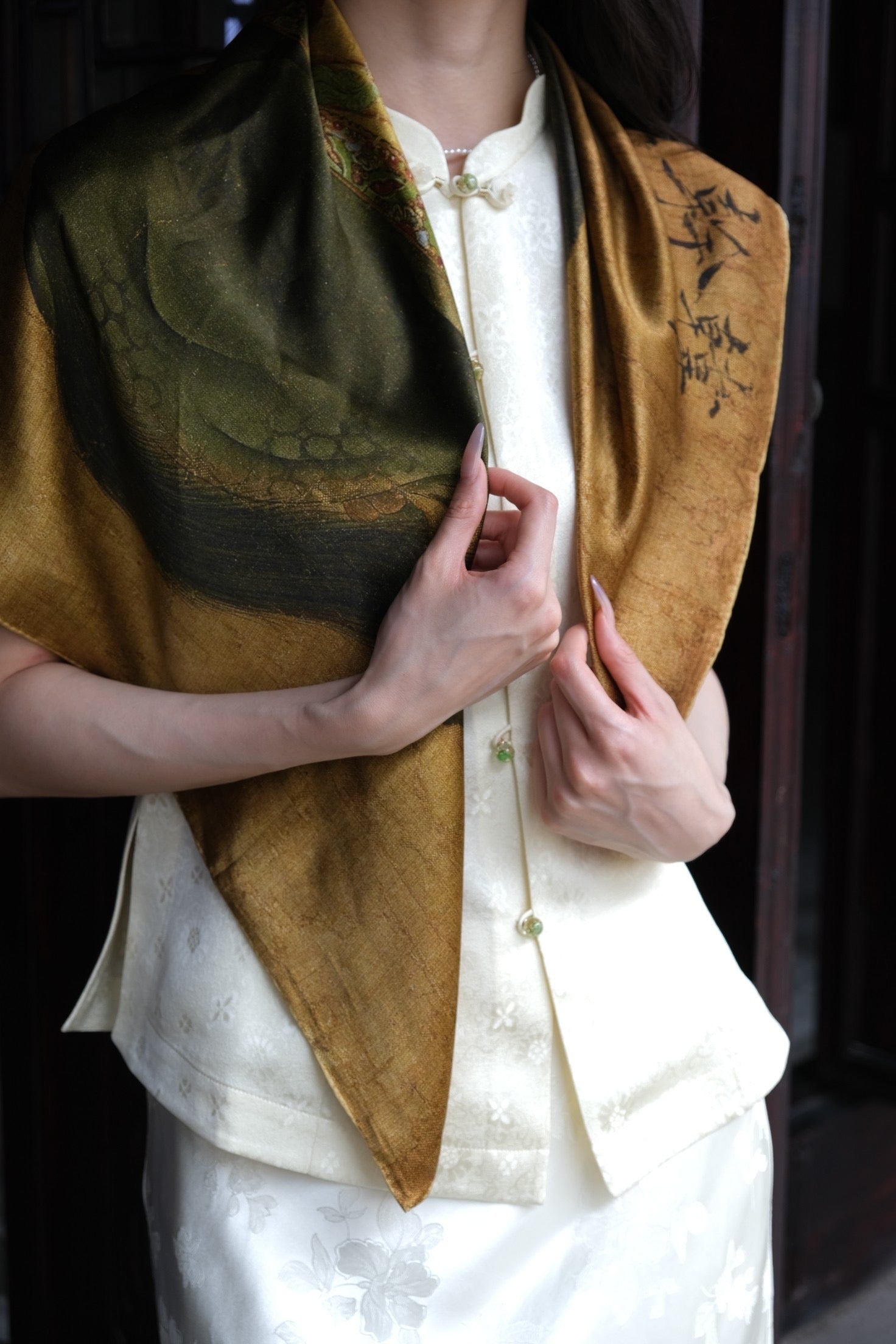 Collection of elegant handmade silk scarves